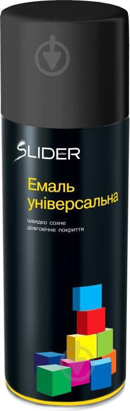 Фарба- аерозоль slider універсальна 400мл чорна біла