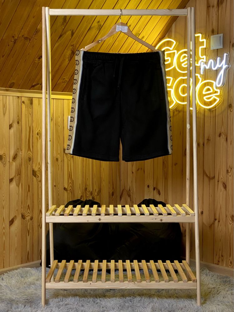 Шорти Gucci Black Technical Ami Fendi Jersey Shorts.