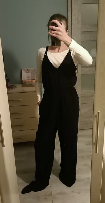S/M z kieszeniami kombinezon Boho scandi slow y2k alt casual