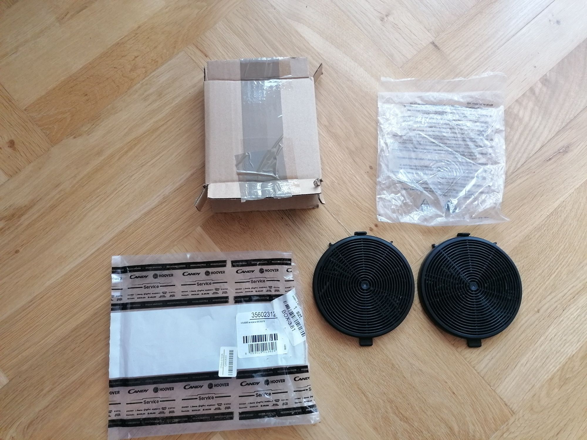 Filtr węglowy okrągły do okapu Candy CC 60GH