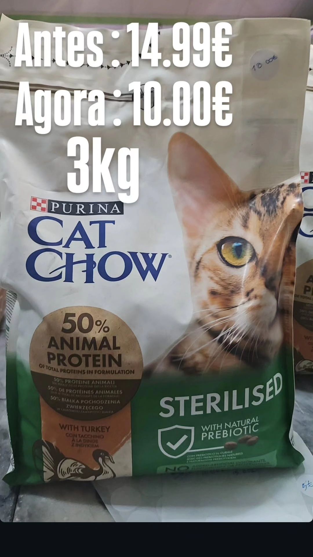 Rações para gato! 30% Desconto