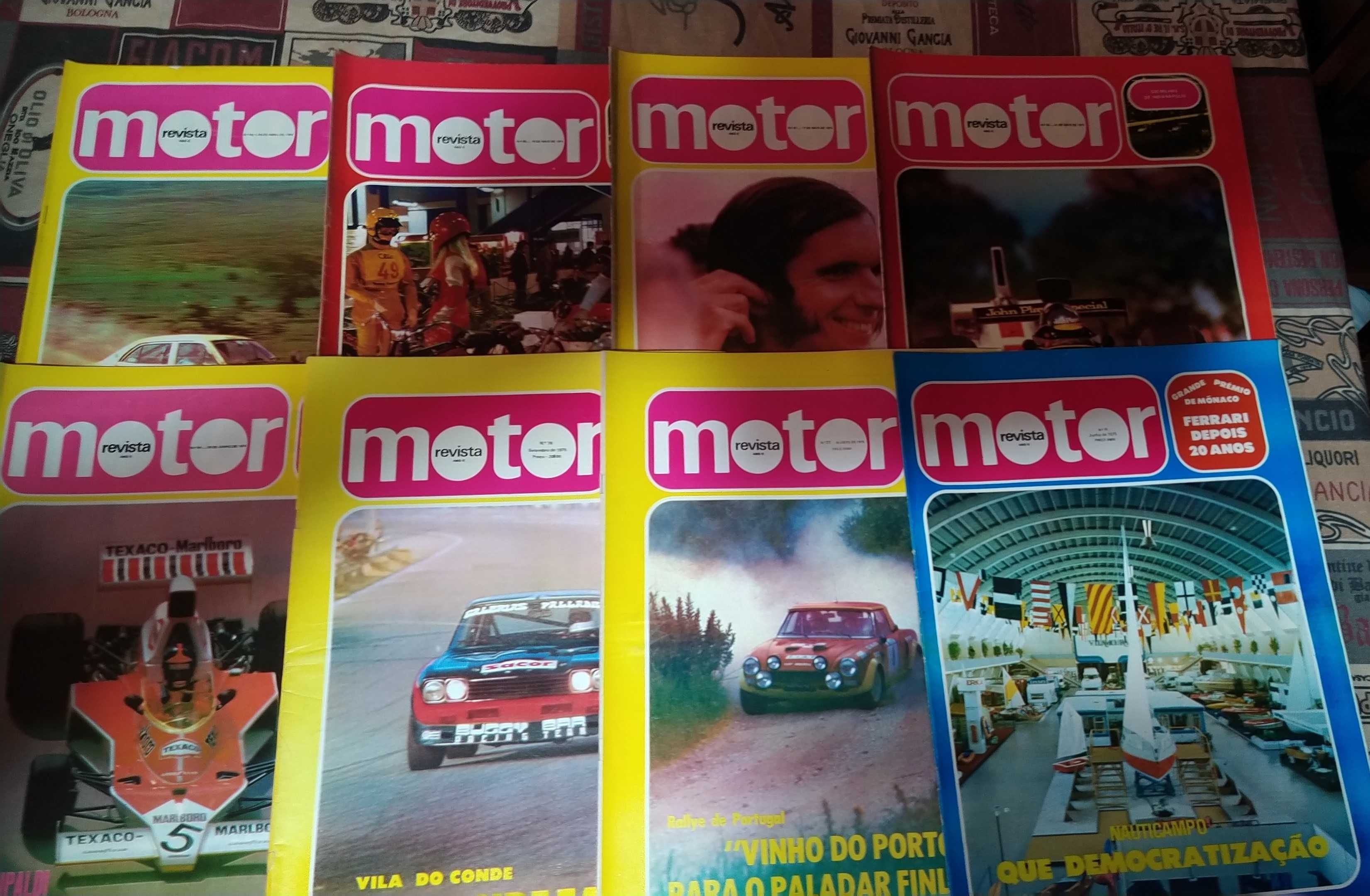 Revistas motor ano I e II de 1973 a 1974