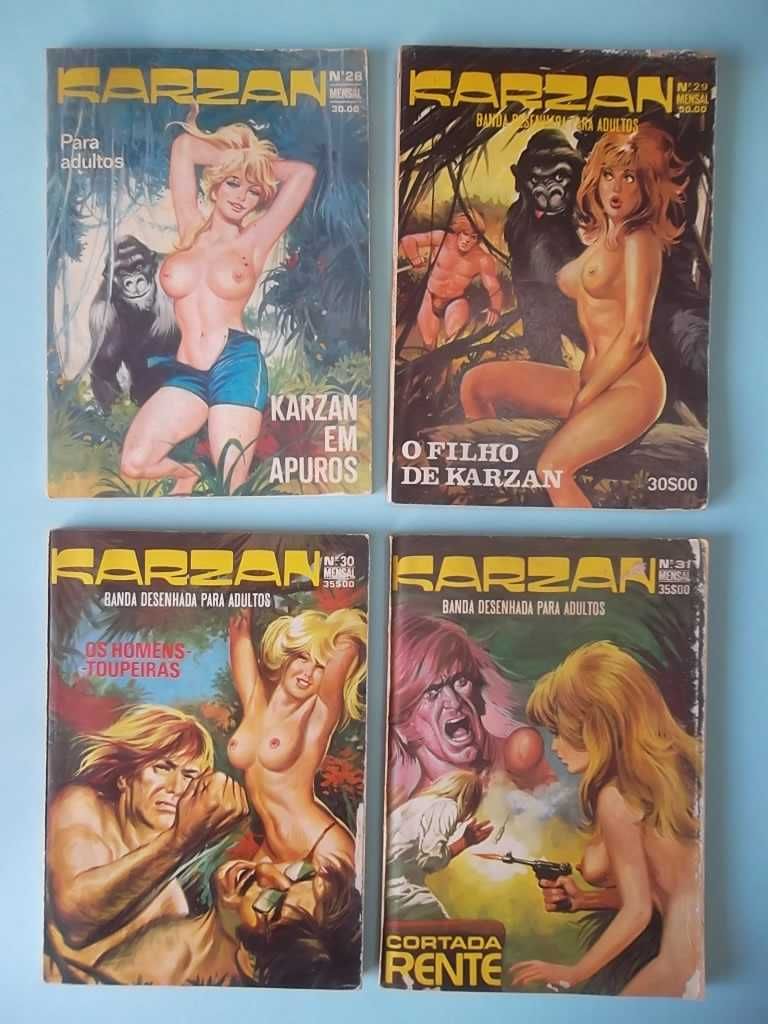 "KARZAN" - Clássico da Banda Desenhada erótica em Portugal