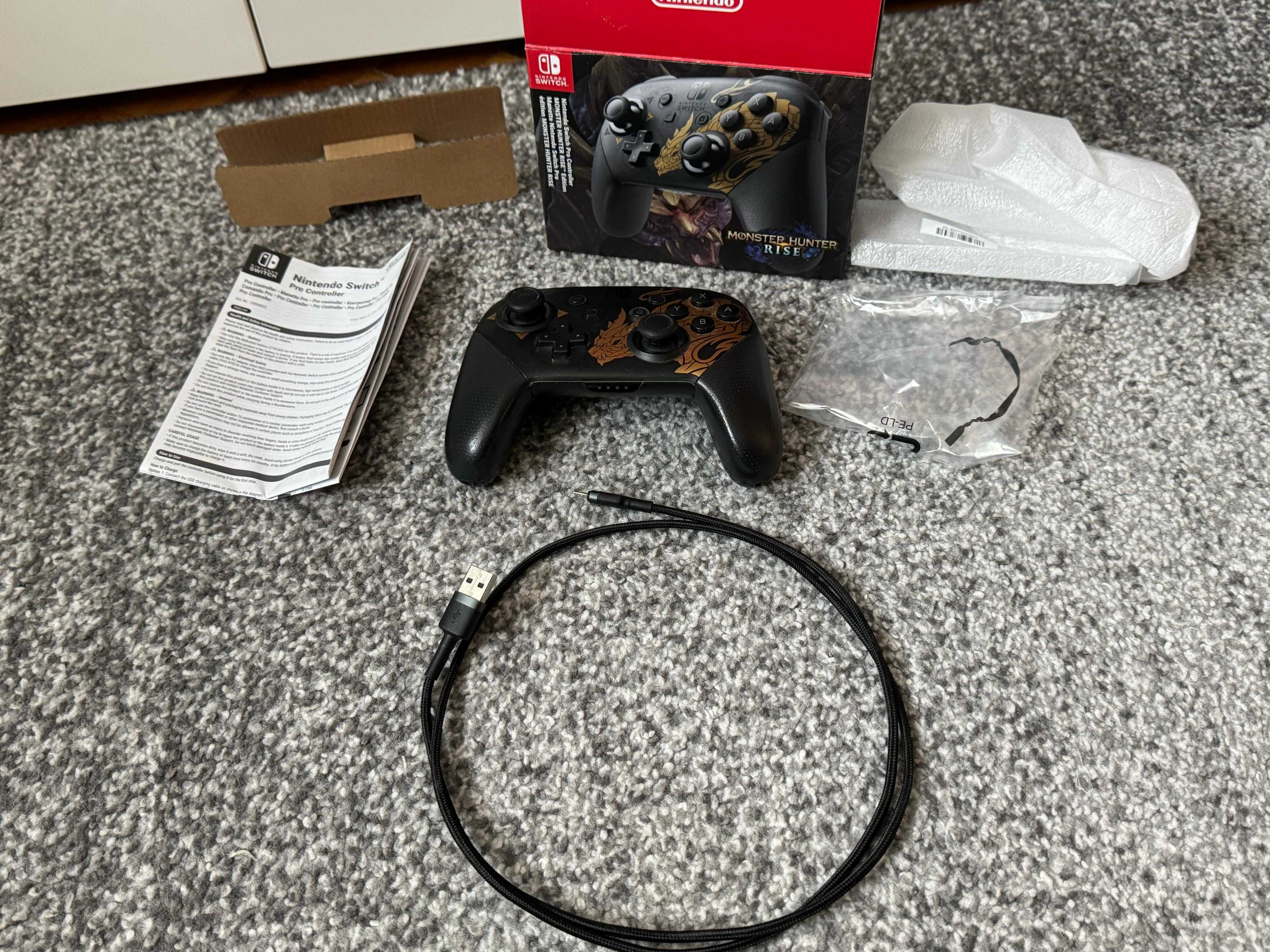 Nintendo Switch Pro Controller Monster Hunter Rise