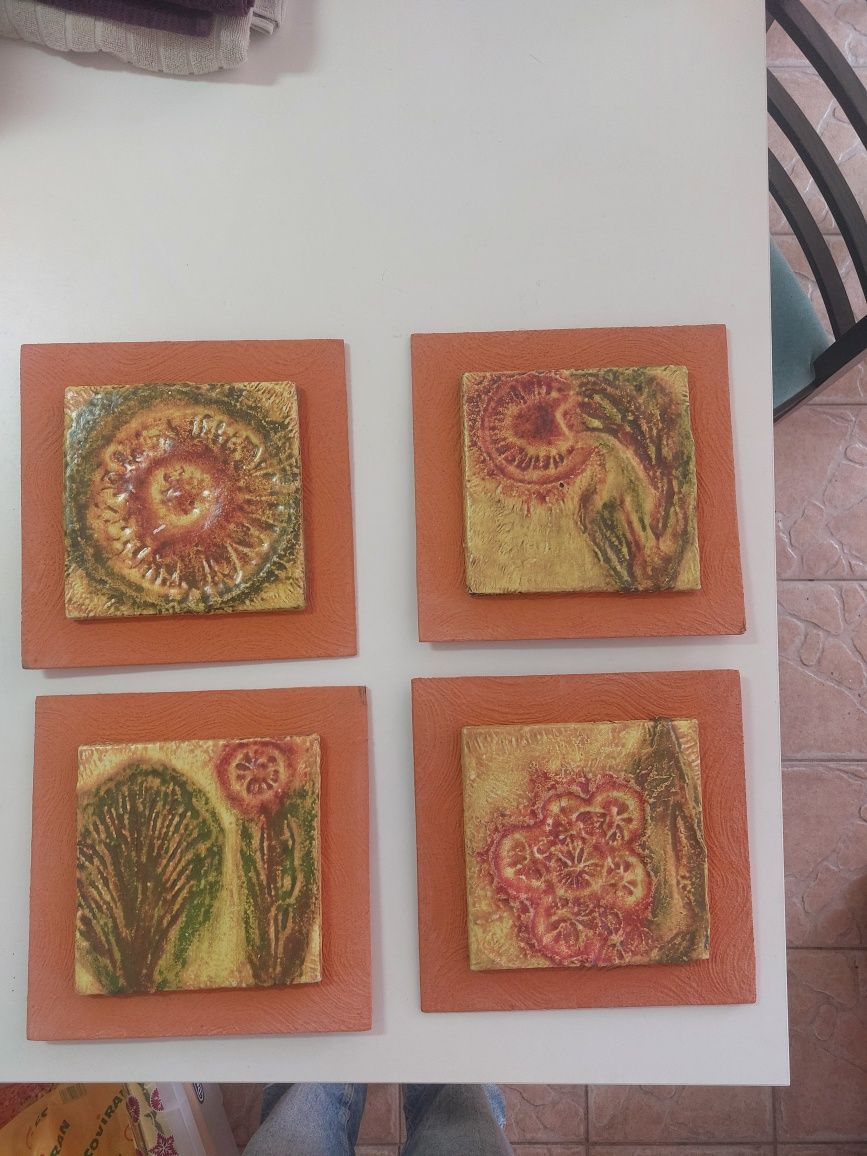 Conjunto de 4 quadros
