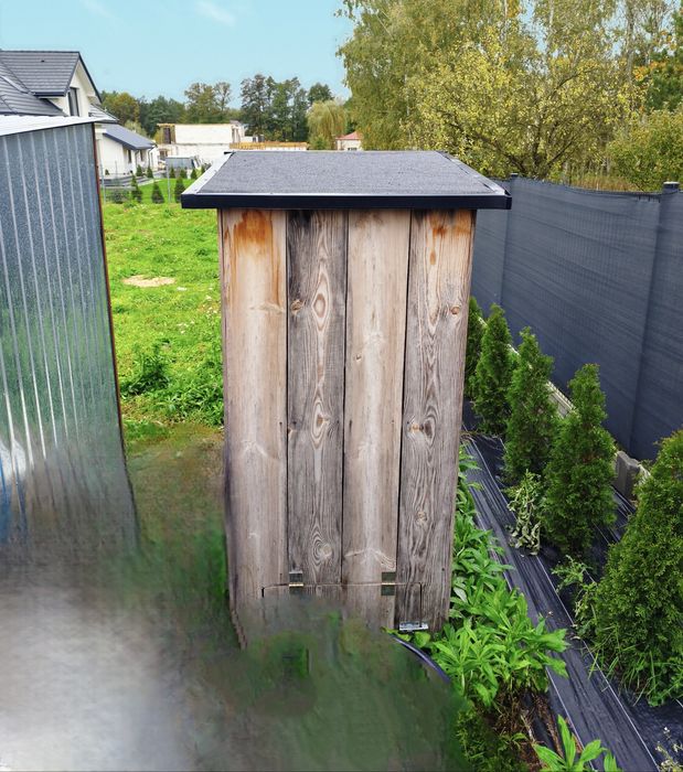 Wychodek WC toaleta na działkę budowę