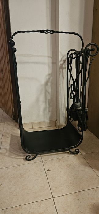 Kosz Stojak na drewno + akcesoria