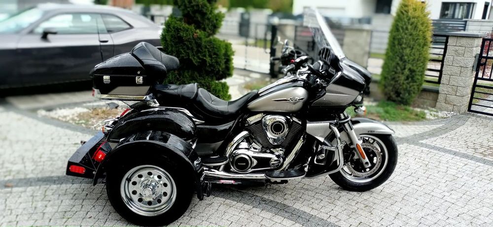 Kawasaki Vulcan Kawasaki Vulcan 1700 Voyager TRAJKA ABS zdejmowany wózek,2016 rok