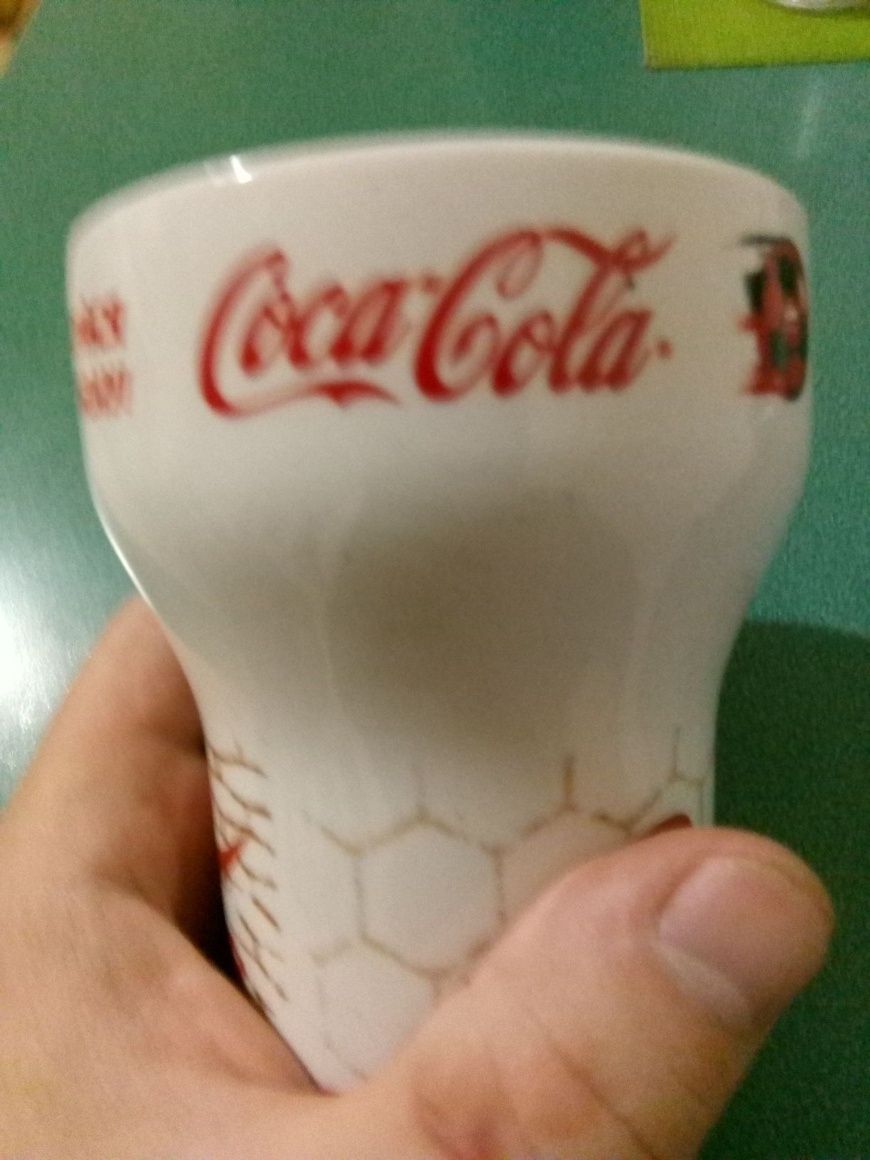 Стакан фарфоровий Кока+кола,coca+cola.ціна 35 грн,за стакан.