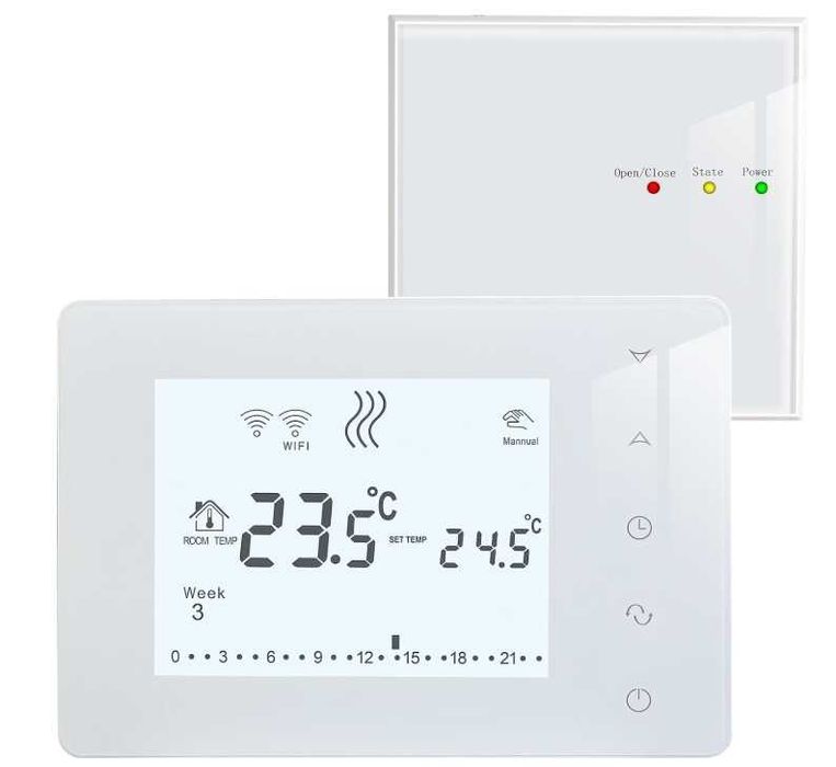 Bezprzewodowy termostat WIfi Beok BOT-X306 sterowanie kotłem