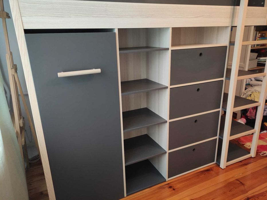 Łóżko piętrowe VOX Spot Young z dodatkami