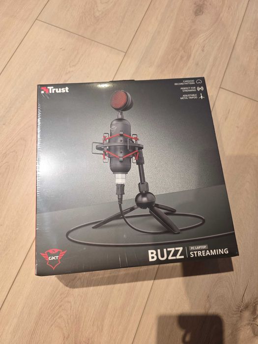 Nowy Mikrofon TRUST GXT 244 Buzz Kardioidalny