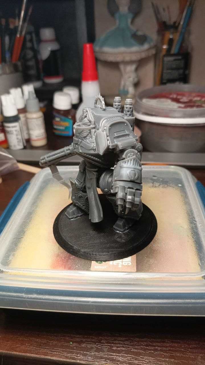 Warhammer 40000, relic contemptor dreadnought 3d друк.
