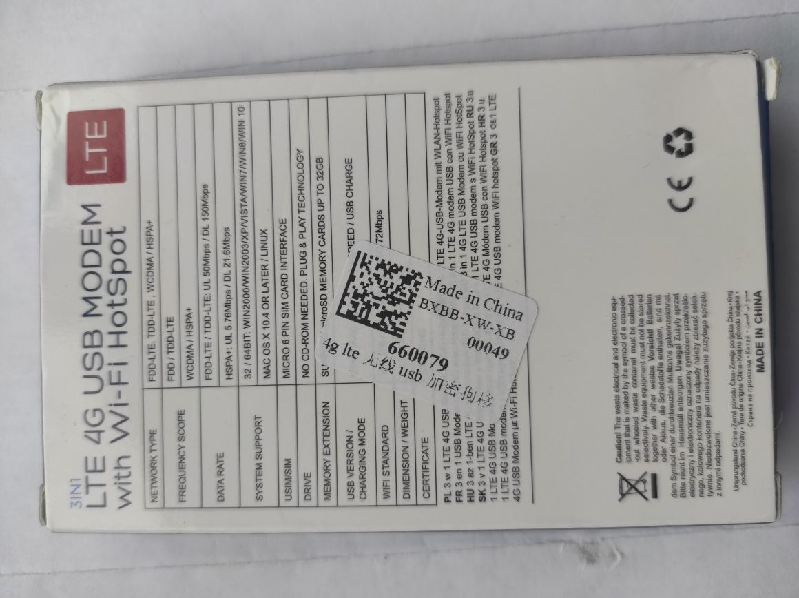 4G Модем USB Wifi роутер Wifi точка доступа