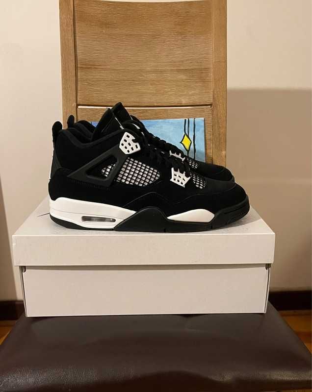 Buty/Air_Jordan4_Retro_White_Thunder/Cheap_Modne/Rozmiar.45