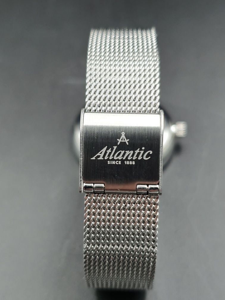 Atlantic Elegance Moonphase - bransoleta mesh, szafir, fazy księżyca