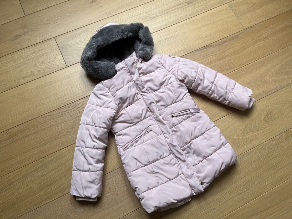 Kurtka, parka zimowa dla dziewczynki, rozm 116, Okaidi