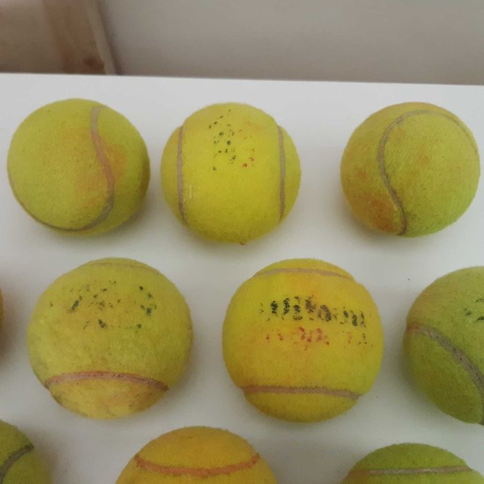 Lote de 10 Bolas de Ténis Tennis Padel Usadas