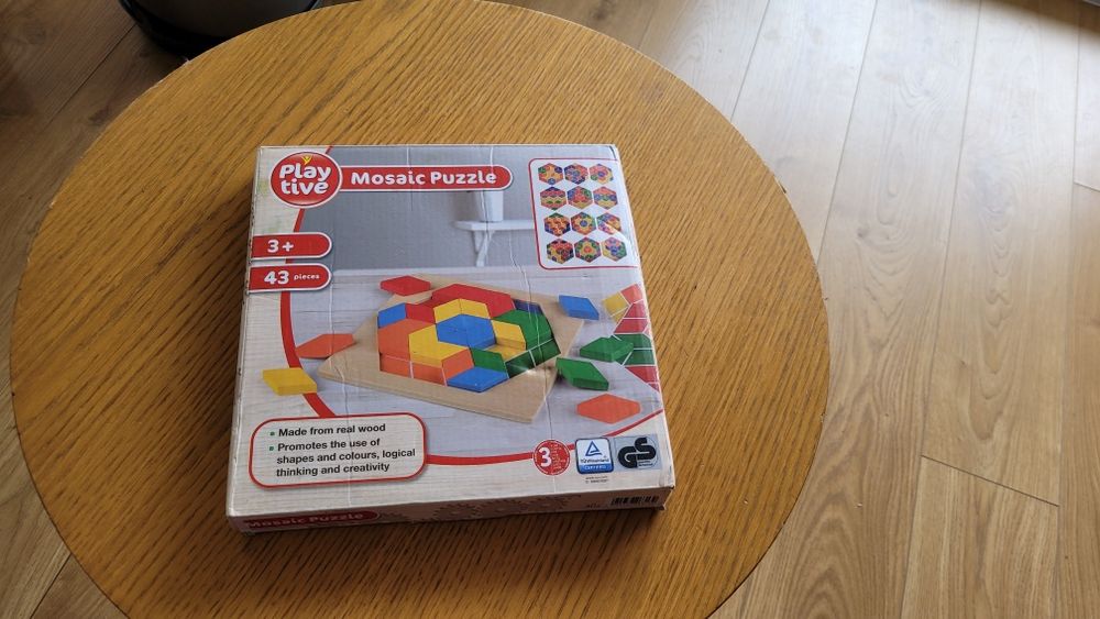 Drewniane puzzle mozaika Playtive