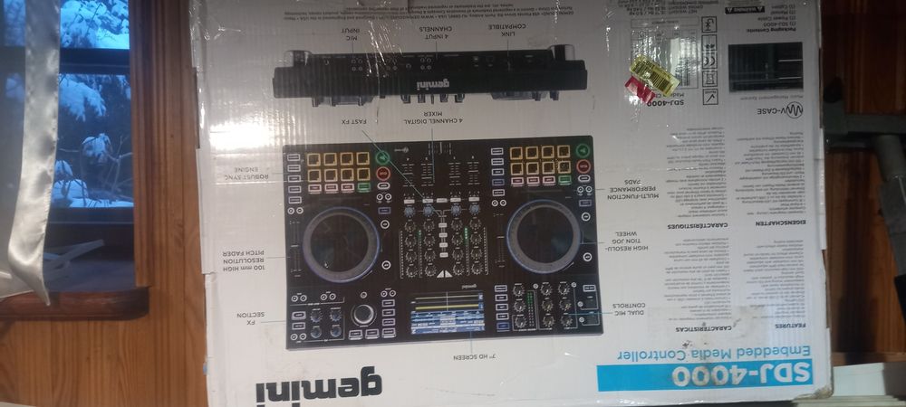 Gemini sdj-4000   nowy na części  brak płyty od prawego decka