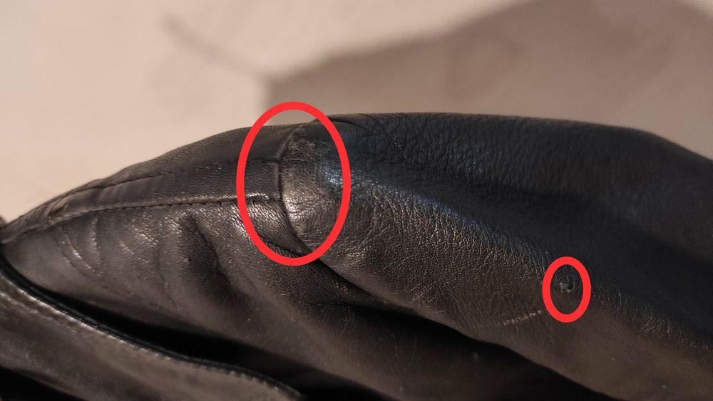 Кожаный пиджак женский