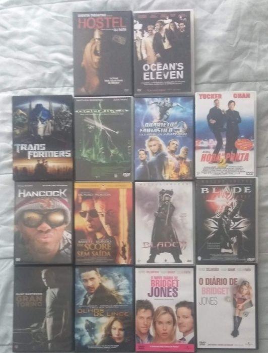 14 Filmes em DVD (vendo a unidade 3€ cada)