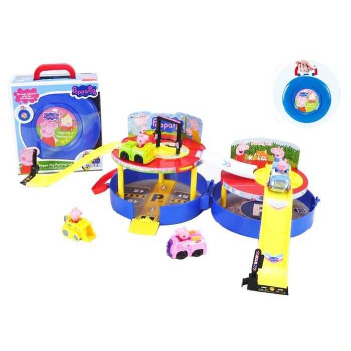 Peppa pig praking lot XZ-376 іграшка (машинок немає в комплекті)