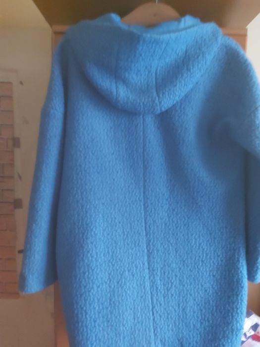 Płaszczyk niebieski z domieszką alpaki