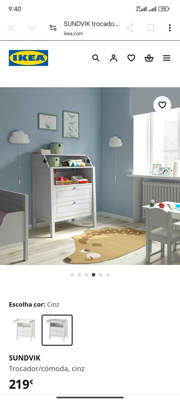 Trocador / Muda fraldas IKEA