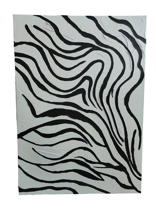 Obraz strukturalny Zebra