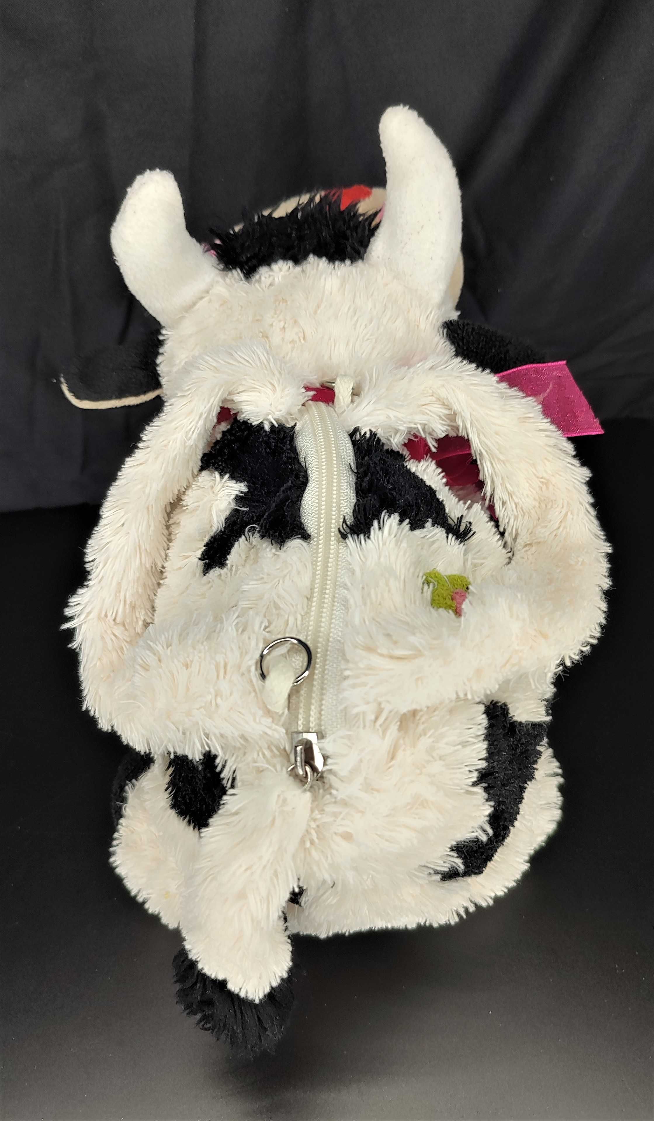Іграшка-сумка плюшева Корова на блискавці. Англія