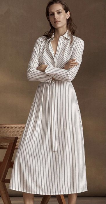 Сукня у смужку Massimo Dutti в розмірі М