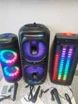 Głośnik Bluetooth Duży z mikrofonem i pilotem  Karaoke