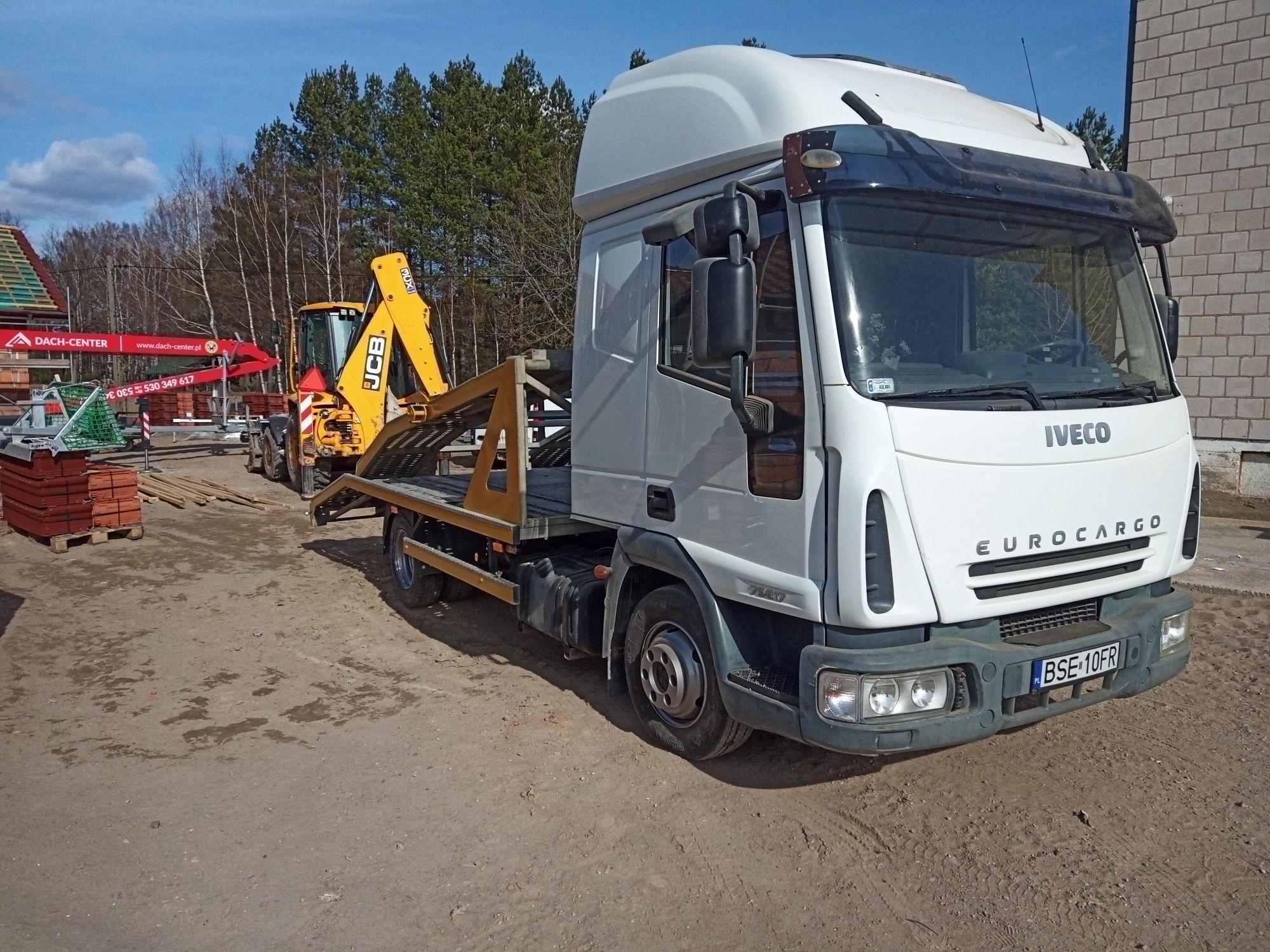 Iveco eurocargo 75E17 Laweta Pomoc drogowa klima Webasto