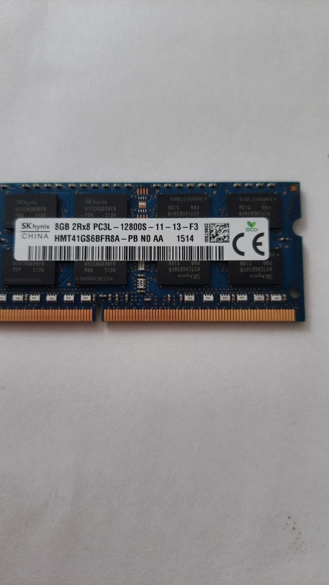 PAMIĘĆ ram Hynix 8GB DDR3L PC3L 11-13-F3 1600MHz 12800 DO LAPTOPA