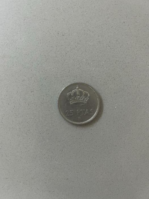 Moeda de 25 e 5 PTAS
