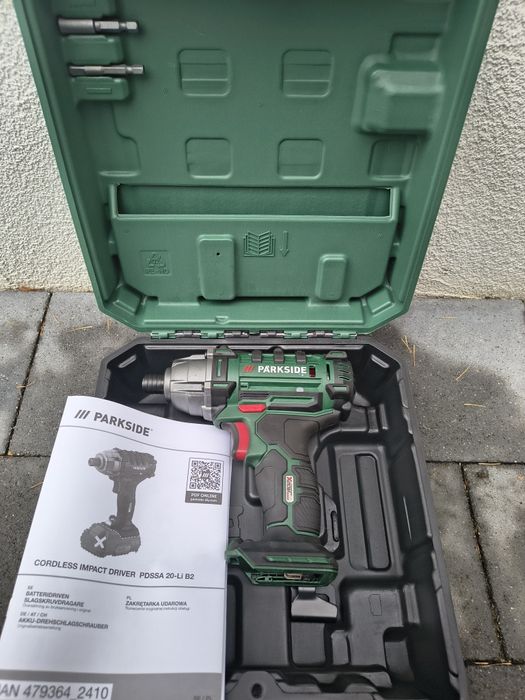 Nowy, klucz udarowy/zakrętarka udarowa parkside pdssa