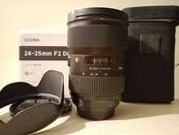 L| Sigma Art 24-35 f2 Canon (Sony E Sigma MC-11) jak nowy