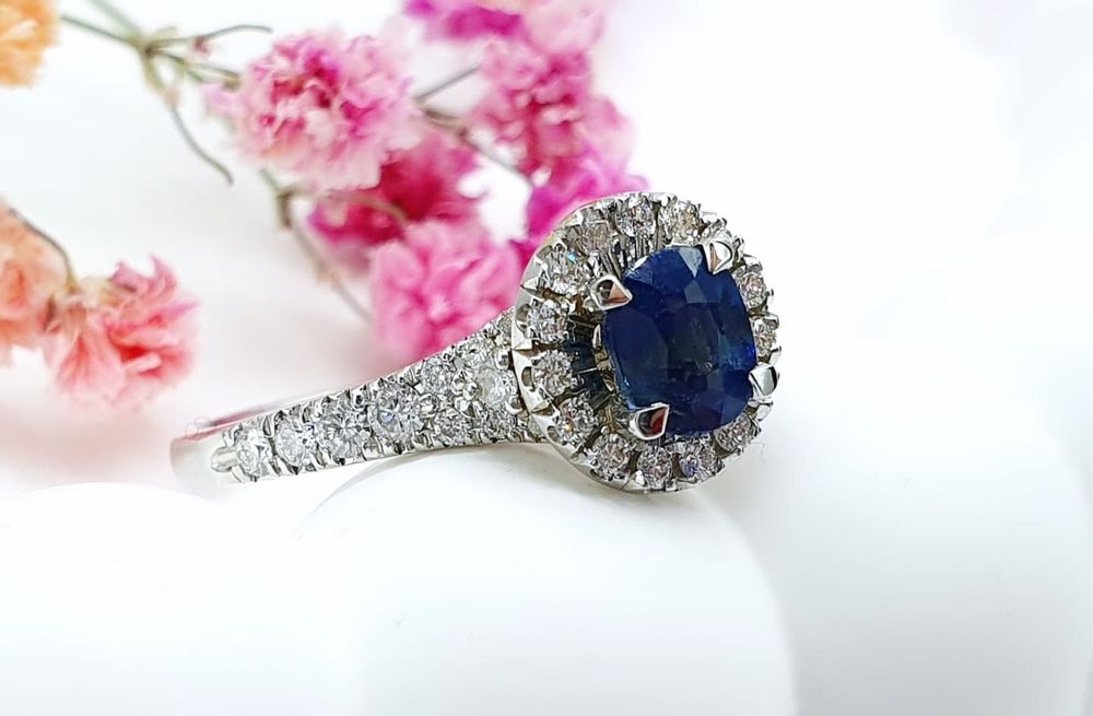 Złoty pierścionek z Diamentami 1113ws