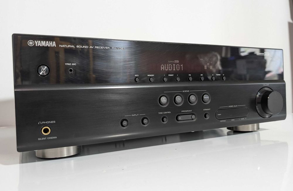 5.1 ресивер Yamaha RX-V367, має 110 Вт/канал/ HDMI/ ARC/3D/ ЦАП/ Dolby