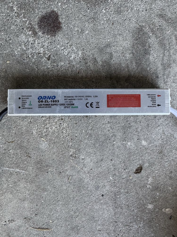 Zasilacz led Orno 20w