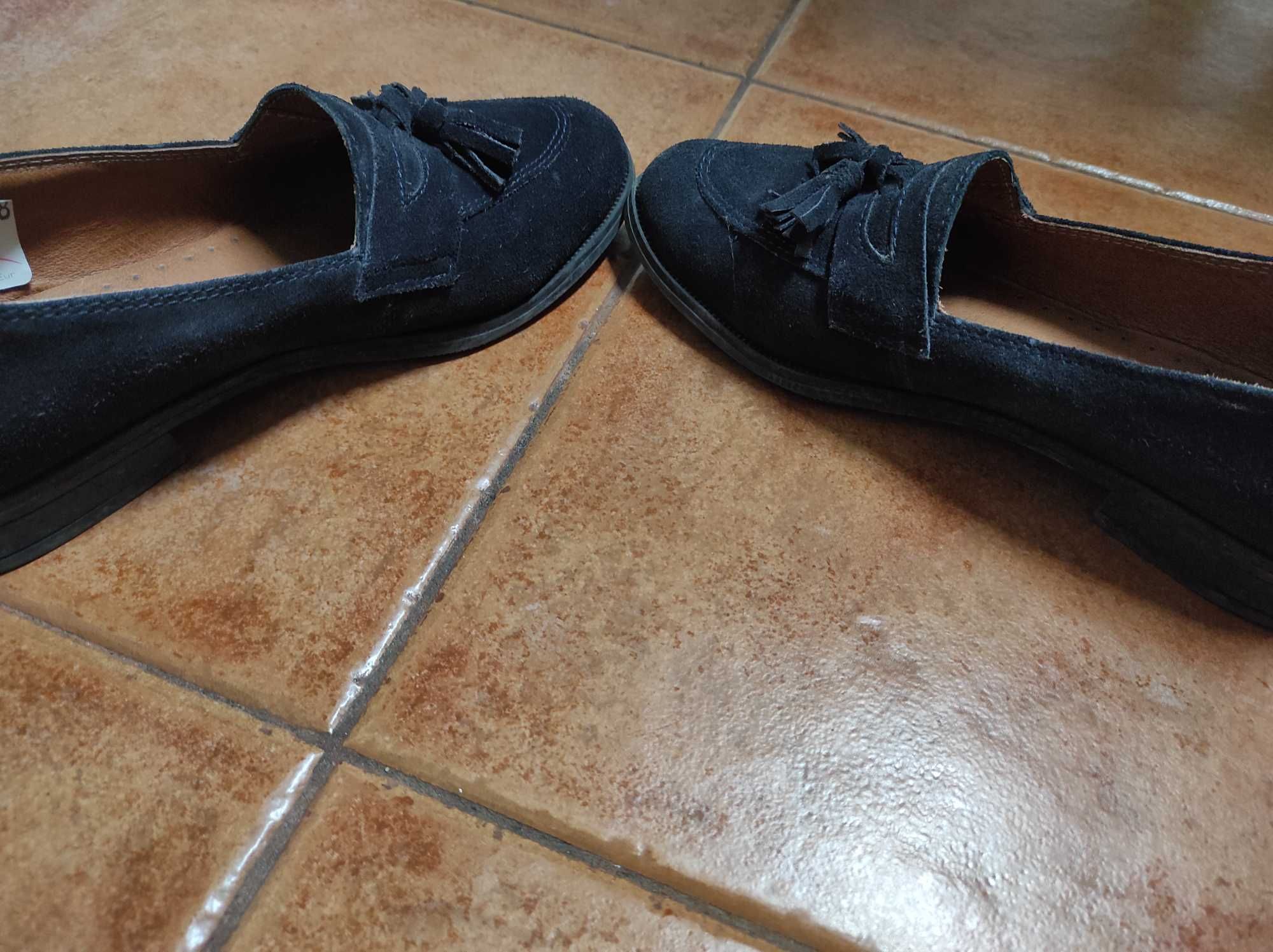 Sapato nº38 camurça /pele  Tapadas
