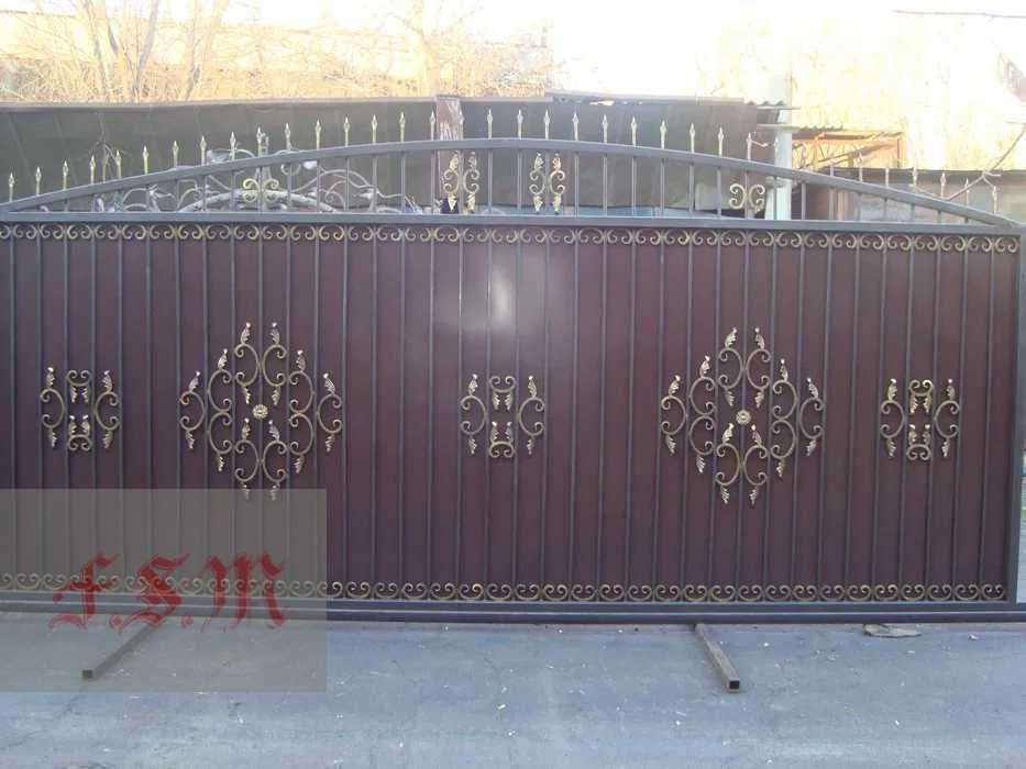 Ворота откатные, распашные, калитка