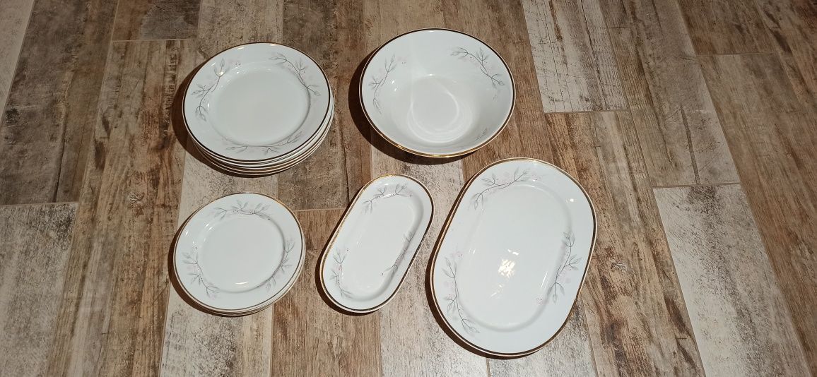 Porcelanowe talerze i półmiski Włocławek