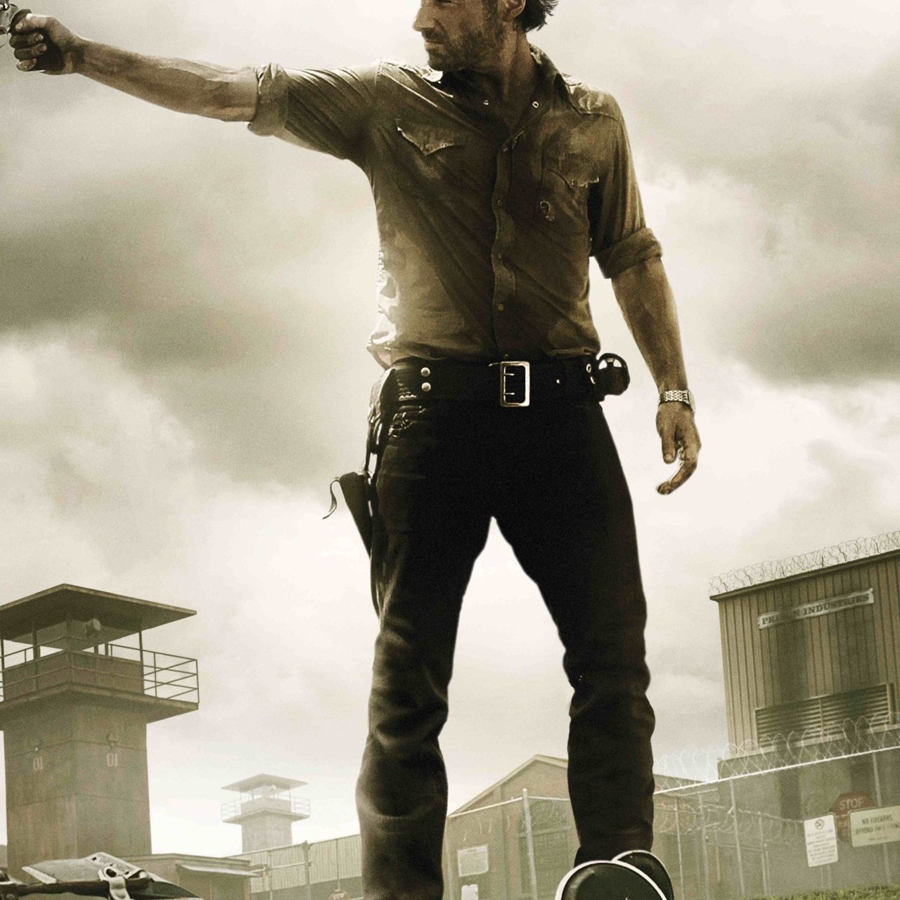 Walking Dead, TWD, Рік Граймс,Ходячі мерці, постер, картина на полотні