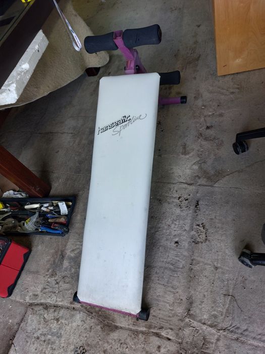 Ławeczka do ćwiczeń biała