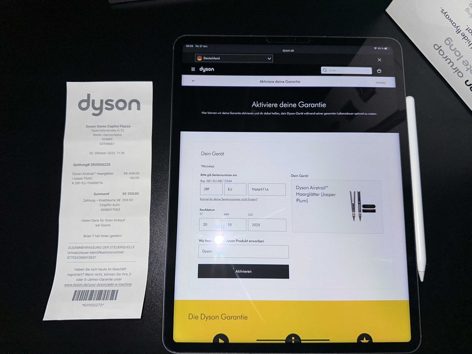 Випрямляч Dyson Airstrait HT01 Jasper Plum Новий оригінал!