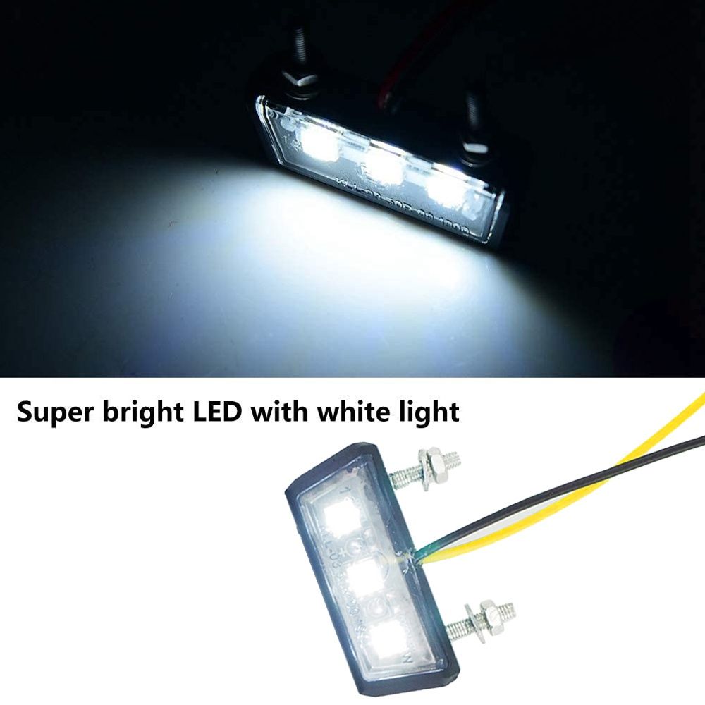 Luz Led 12v de matrícula Moto NOVO