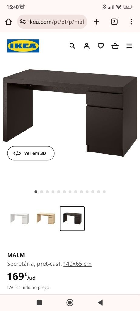 Secretaria malm Ikea