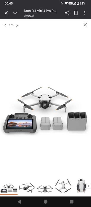 Dron DJI 4 mini Pro